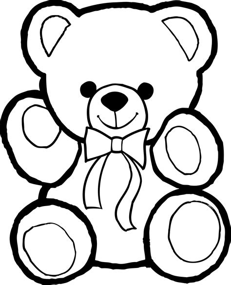 teddy bear coloring page|baby bear coloring pages printable.